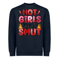 Navy hot girls read smut Heavyweight Sweatshirt - MaliasSmallBusiness