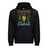 Black Coffee And Camping Frappe Urban Hoodie - FaDigitalArtStudio