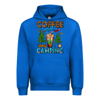 Cobalt Coffee And Camping Frappe Urban Hoodie - FaDigitalArtStudio
