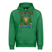 Emerald Coffee And Camping Frappe Urban Hoodie - FaDigitalArtStudio