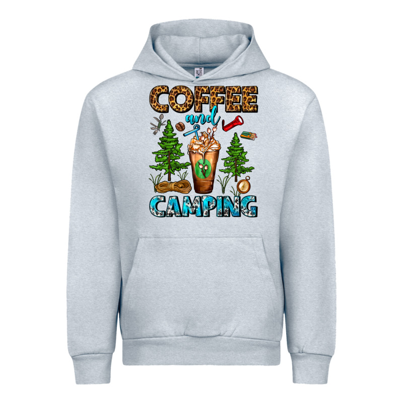 Coffee And Camping Frappe Urban Hoodie by FaDigitalArtStudio | Teevron