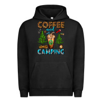 Pigment Black Coffee And Camping Frappe Urban Hoodie - FaDigitalArtStudio