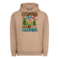 Pigment Burro Coffee And Camping Frappe Urban Hoodie - FaDigitalArtStudio