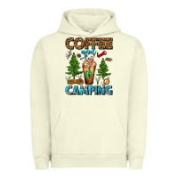 Pigment Pistachio Coffee And Camping Frappe Urban Hoodie - FaDigitalArtStudio