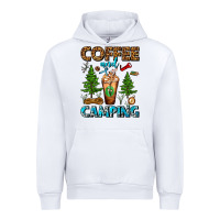 White Coffee And Camping Frappe Urban Hoodie - FaDigitalArtStudio