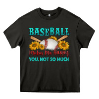 Asphalt baseball makes me happy you, not so much Heavy Core Tee - HRA Design Shop
