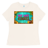 Bone hot wife summer skinny metal can holder Ladies Tee - HRA Design Shop