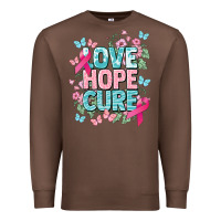 Chestnut Love hope cure cancer Awareness Premium Sweatshirt - HowdyJamesFarm