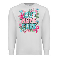 Dove Grey Love hope cure cancer Awareness Premium Sweatshirt - HowdyJamesFarm