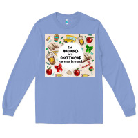 Colony Blue the influence of a good teacher can never be erase Long Sleeve Tee - MaliasSmallBusiness