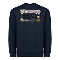 Navy hello im mentally at the bookstore Heavyweight Sweatshirt - MaliasSmallBusiness