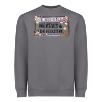 Hello Im Mentally At The Bookstore Heavyweight Sweatshirt | Teevron
