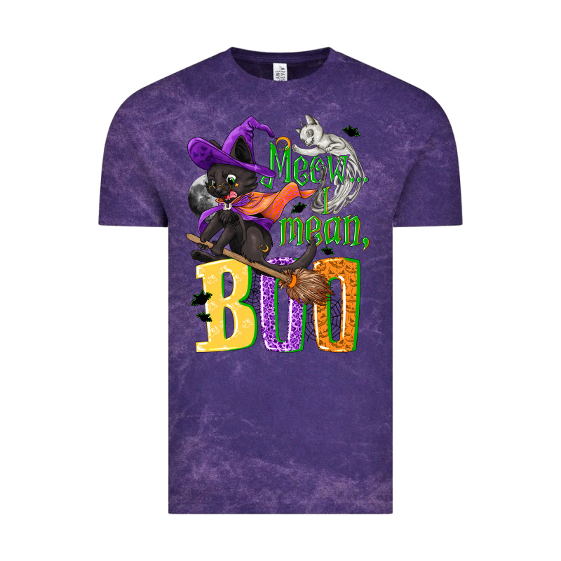Meow I Mean, Boo Halloween Vintage Tee by NancyCooperArtShop | Teevron