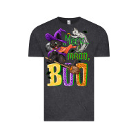 Vintage Black Meow i mean, boo Halloween Vintage Tee - NancyCooperArtShop