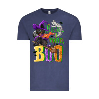 Vintage Denim Meow i mean, boo Halloween Vintage Tee - NancyCooperArtShop