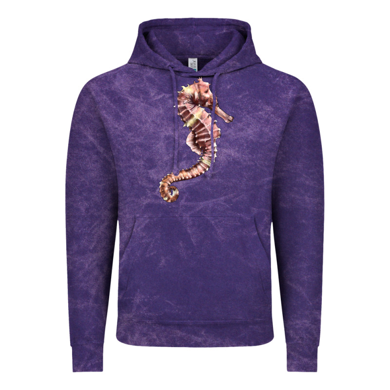 Pink Seahorse Vintage Hoodie by LillyAllenDesigns | Teevron