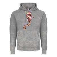 Cloud Rock pink seahorse Vintage Hoodie - LillyAllenDesigns