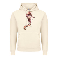Vintage Artic pink seahorse Vintage Hoodie - LillyAllenDesigns