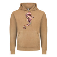 Vintage Camel pink seahorse Vintage Hoodie - LillyAllenDesigns