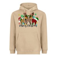 Mushroom Merry Christmas tooth Heavyweight Hoodie - texasbilliewilder