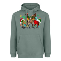 Sage Merry Christmas tooth Heavyweight Hoodie - texasbilliewilder