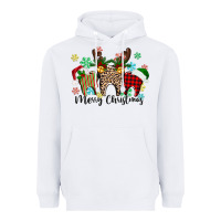 White Merry Christmas tooth Heavyweight Hoodie - texasbilliewilder