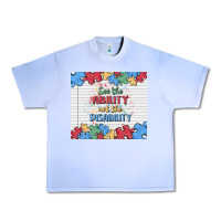 Grape Ice see the ability not the disability Urban Heavy Tee - MaliasSmallBusiness