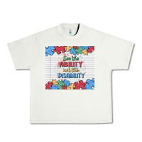 Pistachio see the ability not the disability Urban Heavy Tee - MaliasSmallBusiness