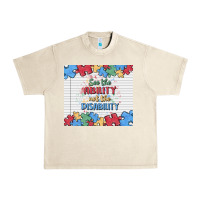 Sandshell see the ability not the disability Urban Heavy Tee - MaliasSmallBusiness
