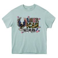 Arona american woman Heavy Core Tee - CowhideDigitalArt