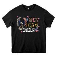 Black american woman Heavy Core Tee - CowhideDigitalArt