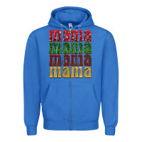True Royal Christmas mama Zipper Hoodie - BarkalooDesign