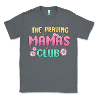 Charcoal Heather the praying mamas club Classic Tee - MaliasSmallBusiness