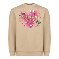 Mushroom my valentine is my look boyfriend Heavyweight Sweatshirt - MaliasSmallBusiness