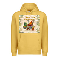 Antique Gold i can't talk right now Premium Hoodie - TumblerDesignByShophia