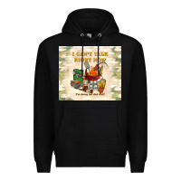 Black i can't talk right now Premium Hoodie - TumblerDesignByShophia