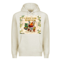 Oatmeal Heather i can't talk right now Premium Hoodie - TumblerDesignByShophia