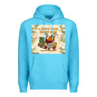 Ocean Blue i can't talk right now Premium Hoodie - TumblerDesignByShophia