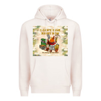 Pale Pink i can't talk right now Premium Hoodie - TumblerDesignByShophia