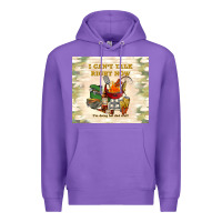 Purple i can't talk right now Premium Hoodie - TumblerDesignByShophia