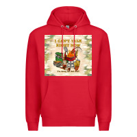 Red i can't talk right now Premium Hoodie - TumblerDesignByShophia