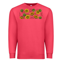 Cardinal summer with sunflowers Premium Sweatshirt - TumblerDesignByShophia