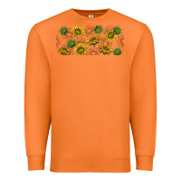 Carrot summer with sunflowers Premium Sweatshirt - TumblerDesignByShophia