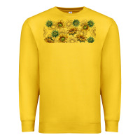 Lemon summer with sunflowers Premium Sweatshirt - TumblerDesignByShophia