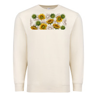 Sandshell summer with sunflowers Premium Sweatshirt - TumblerDesignByShophia