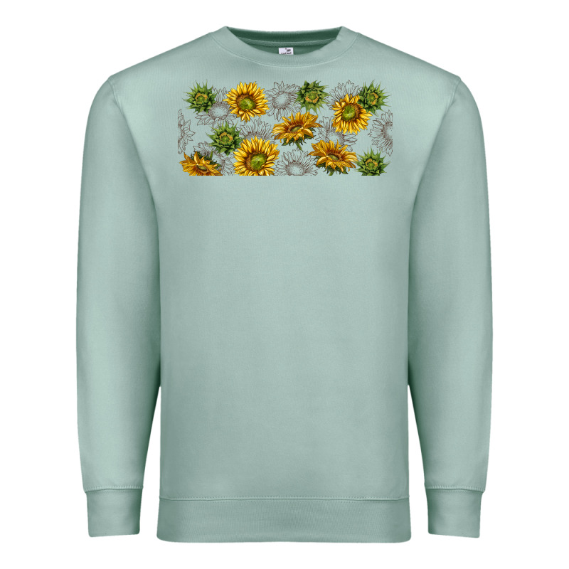 Summer With Sunflowers Premium Sweatshirt by TumblerDesignByShophia | Teevron