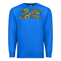True Royal summer with sunflowers Premium Sweatshirt - TumblerDesignByShophia