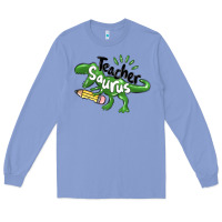 Colony Blue teacher saurus Long Sleeve Tee - MaliasSmallBusiness