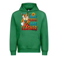 Emerald Half Coffee Half Teacher Urban Hoodie - FaDigitalArtStudio