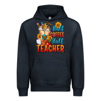 Navy Half Coffee Half Teacher Urban Hoodie - FaDigitalArtStudio